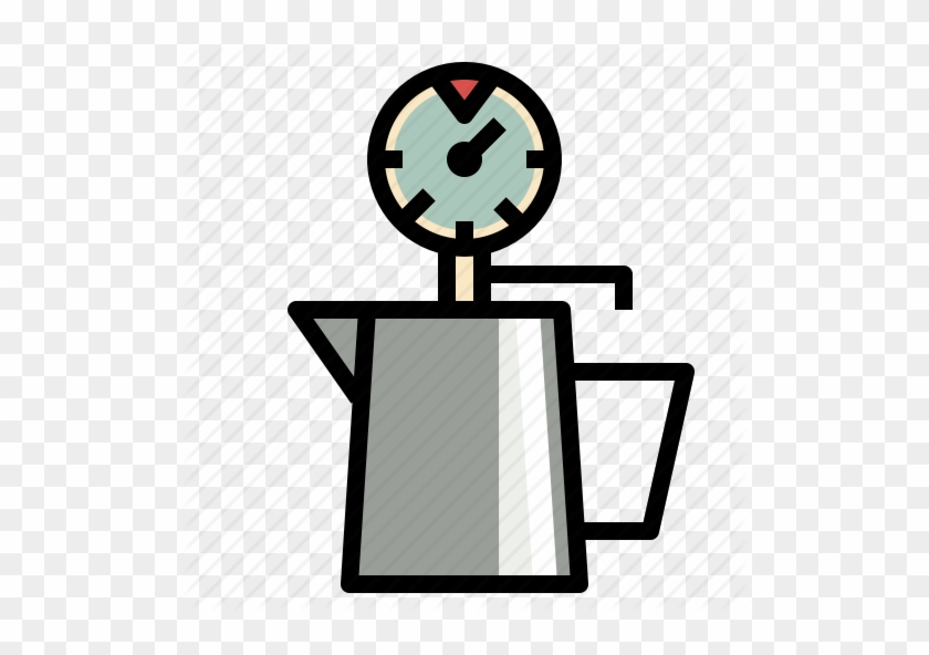 Pot Of Water With Thermometer Clipart Pot Of Water - Icon #1469451