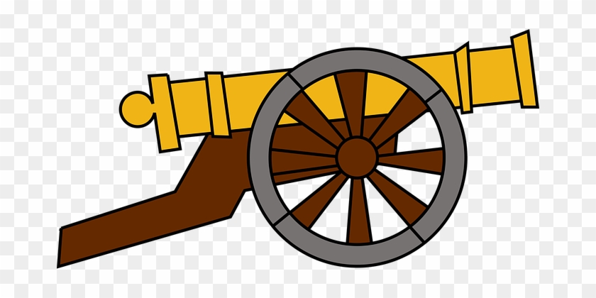 868 Civil War Cannon Clipart Public Domain Vectors - Clip Art Cannon #1469608