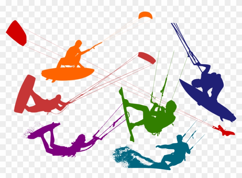 Kitesurfing Windsurfing Extreme Sport - Kitesurf Silhouette #1469724