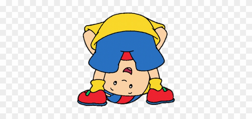 Caillou Looking Upside Down - World Smile Day Clip Art #1469780