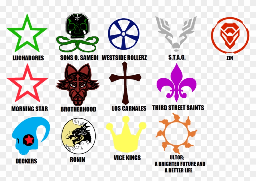 Saints Row, Gang Tags By Theshadowvocaloidfan - Saints Row Gang Symbols #1469829