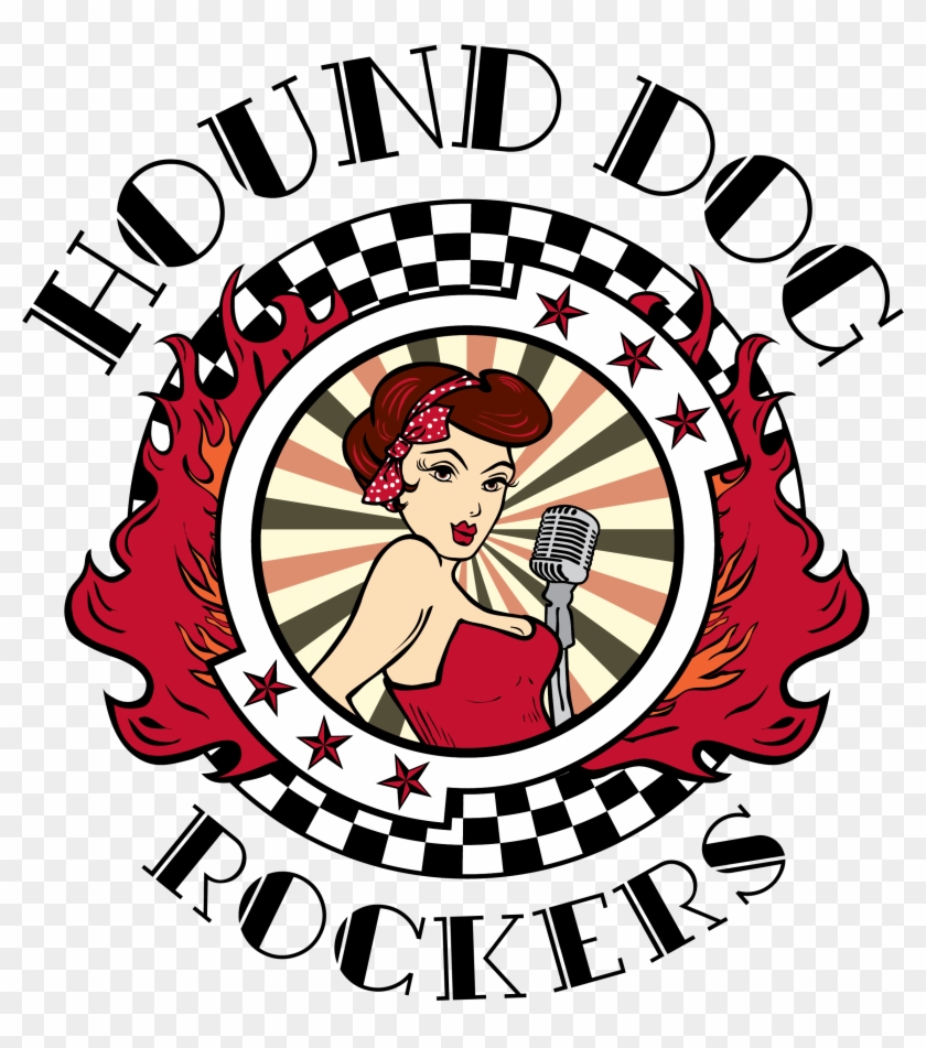 Pin Up, Hound Dog Rockers, Piano, Red, Smoke, Vintage, - Rockabilly #1469932