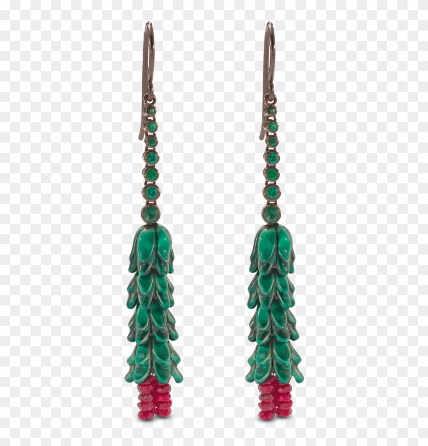 Chlorophyll Aloe Vera Earrings - Chlorophyll Aloe Vera Earrings #1470267