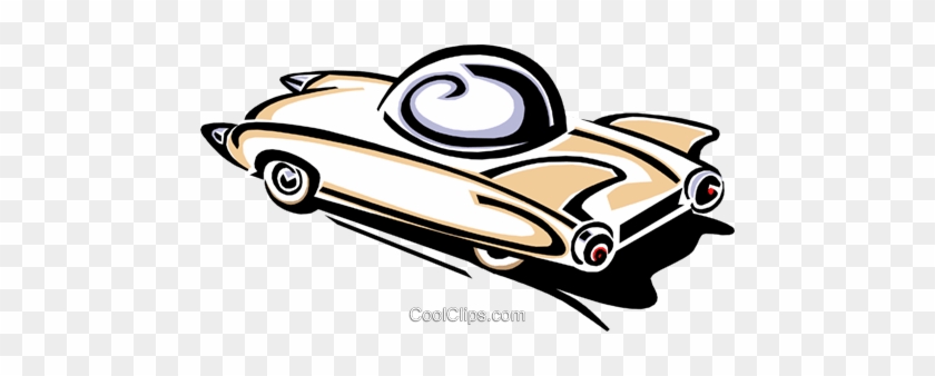 Old Fashioned Car Royalty Free Vector Clip Art Illustration - Classic Car #1470346