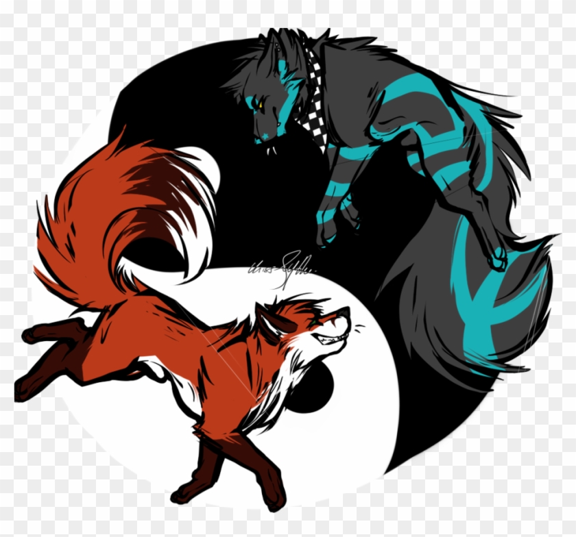 Jason Werefox And Kar Werekunk Opposites Attract By - Illustration #1470358