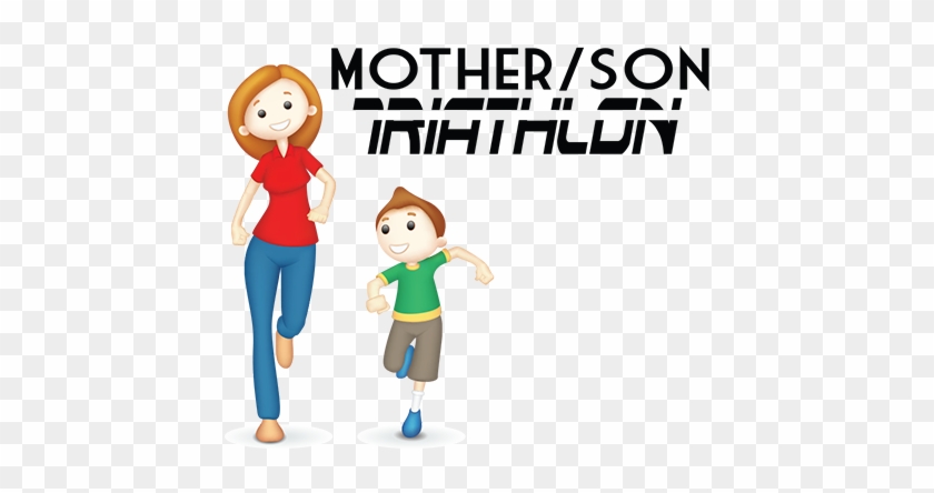 Mother-son Triathlon - Мама Папа Я Дружная Семья #1470558