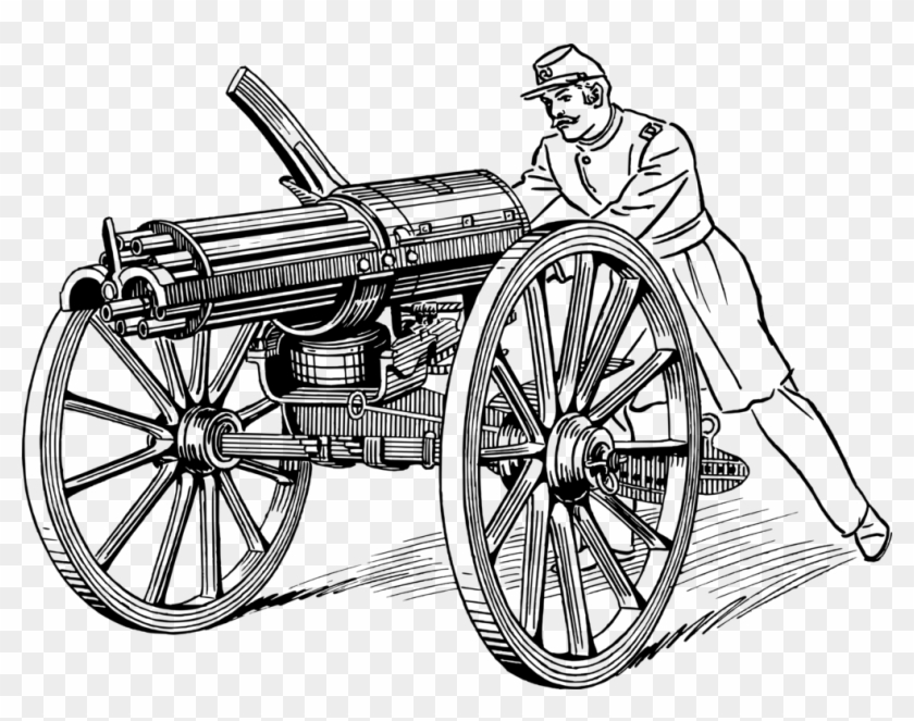 All Photo Png Clipart - Gatling Gun Clipart #1470577