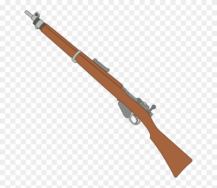 Civil War Rifle Png - Lee Enfield Rifle Cartoon #1470592