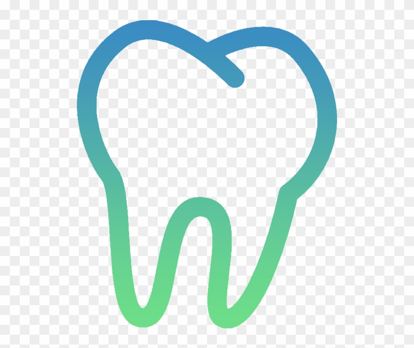 Complete Dentures - Transparent Tooth Outline #1470657