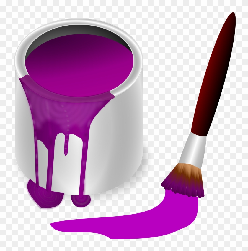Color Bucket Purple - Purple Paint Can #1470996