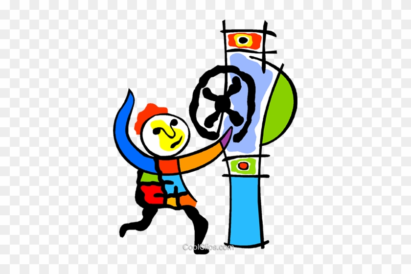 Person Releasing Pressure In A Pipe Royalty Free Vector - Person Releasing Pressure In A Pipe Royalty Free Vector #1471076