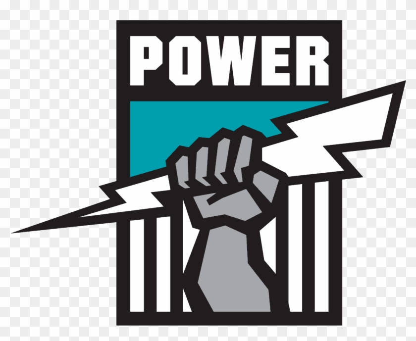Adelaide Power Logos Download Transparent Background - Port Adelaide Power Logo Png #1471100