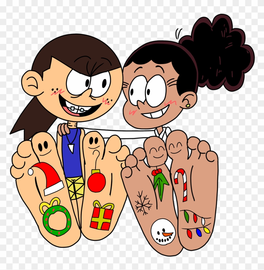 Roan Loud And Karate Girl's Christmas Feet By Dracoshark1900 - Karate #1471179