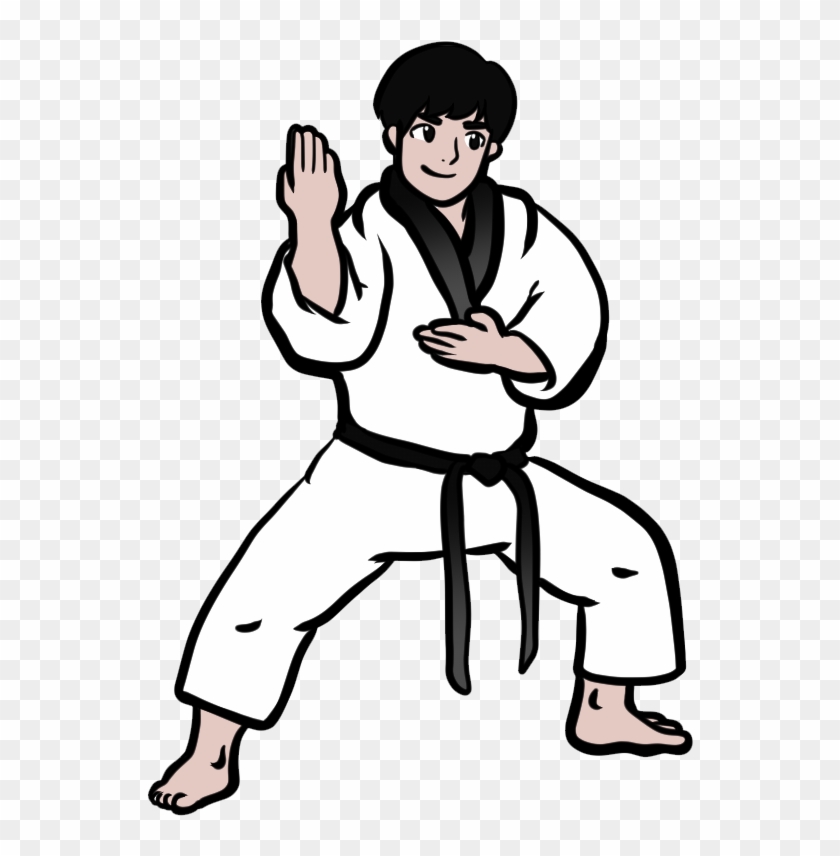 Taekwondo Drawing Karate Person Vector Library - Taekwondo #1471182