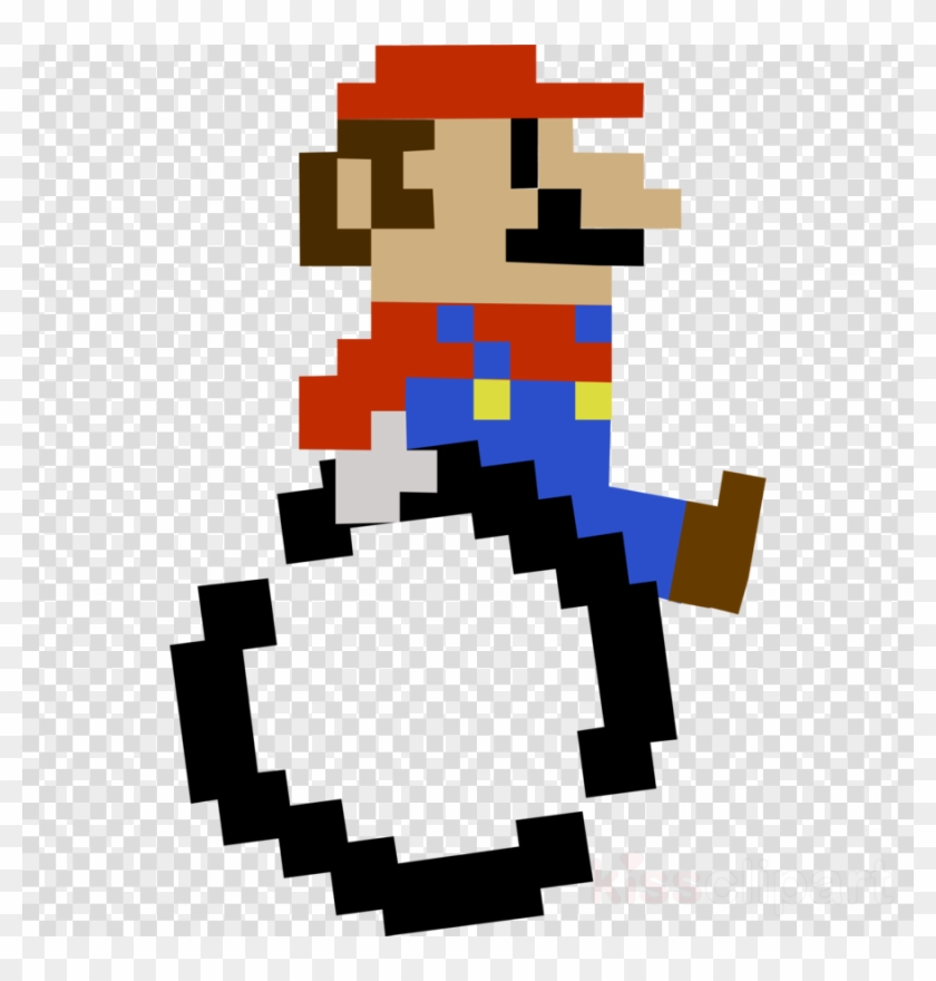 8 Bit Mario Transparent Clipart Luigi Super Mario Bros - Mario #1471227