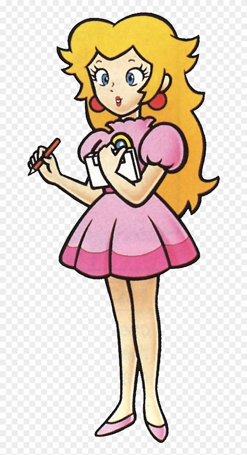 Princess Peach Clipart Overalls - Nes Open Tournament Golf Peach #1471314