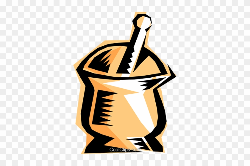 Rx, Mortar And Pestle Royalty Free Vector Clip Art - Drug #1471377
