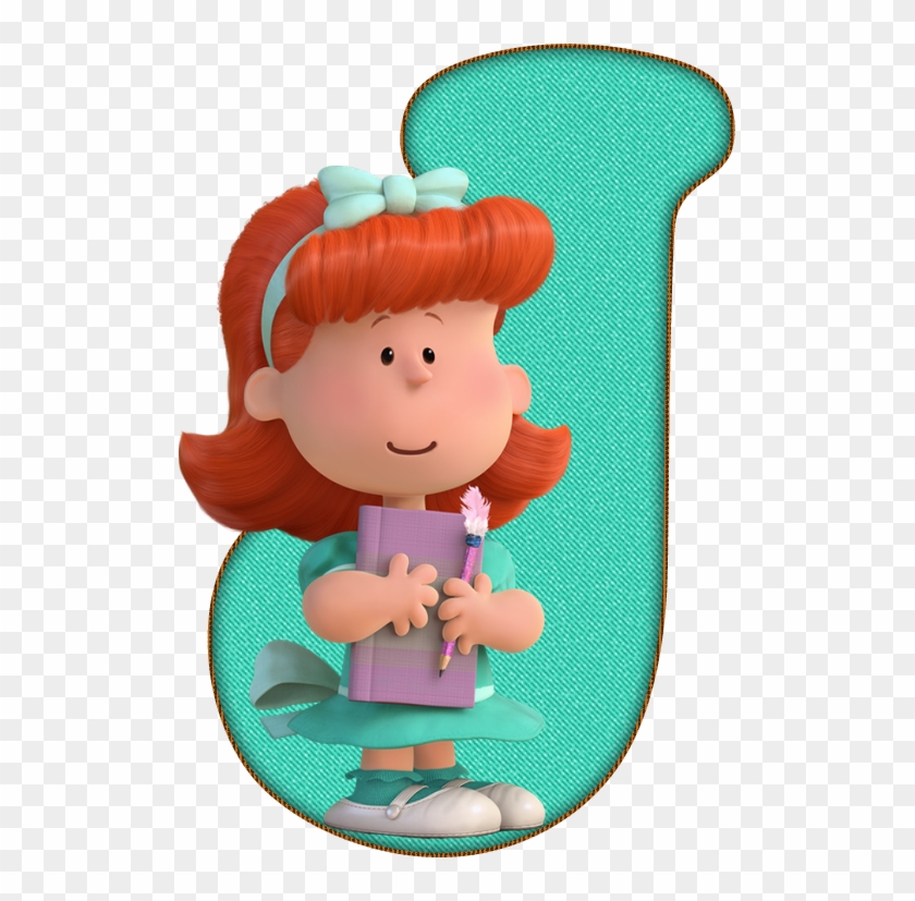 *✿**✿*j*✿**✿*de Alfabeto Decorativo - Peanuts Movie The Little Red Haired Girl #1471439