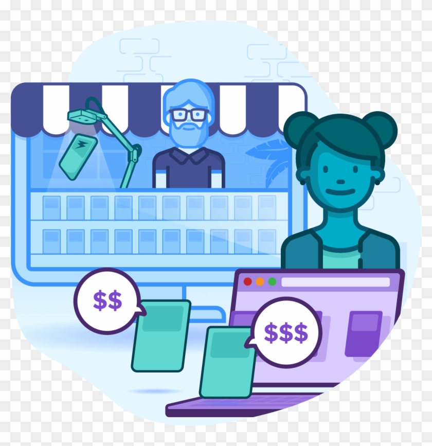 Power Up Your Customers - Cartoon #1471449