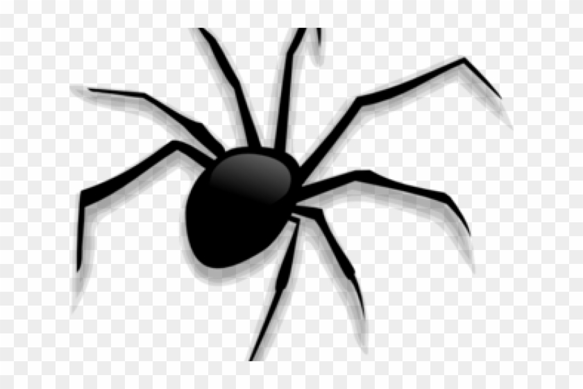 Transparent Spider Cliparts - Black Widow Spider #1471522