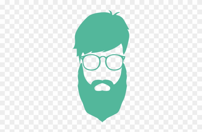 Image Free Library Haircut Vector Beard Side View - Homem De Barba Png #1471560