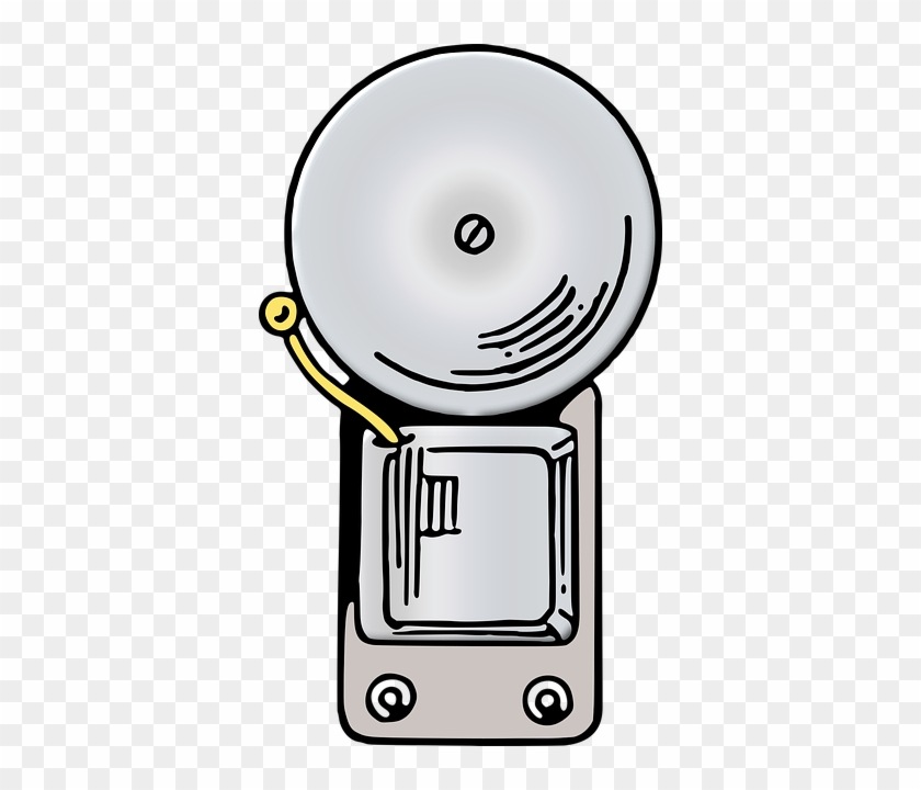 Fire Alarm Clipart Black And White #1471828
