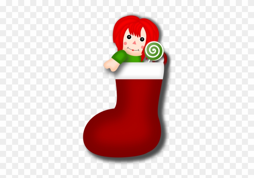 Christmas Stocking * Christmas Candy, Christmas Stockings, - Doll In A Stocking #1471841