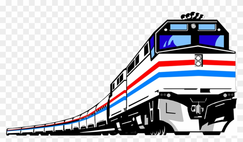 Train Rail Transport Track Art Mercedes Transprent - Amtrak Service Workers Council #1471885