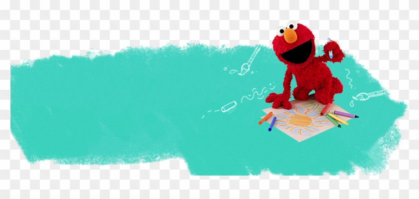 Art Helps Your Child Exercise Her Imagination, Problem - Elmo Love #1471913
