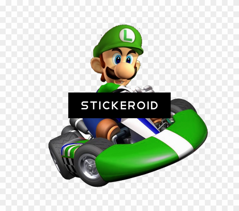 Super Mario Kart - Transparent Mario Kart Luigi #1472035
