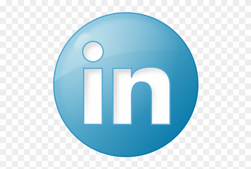 Clip Art Blue Button Social Icon - Linkedin Icon .png #1472084