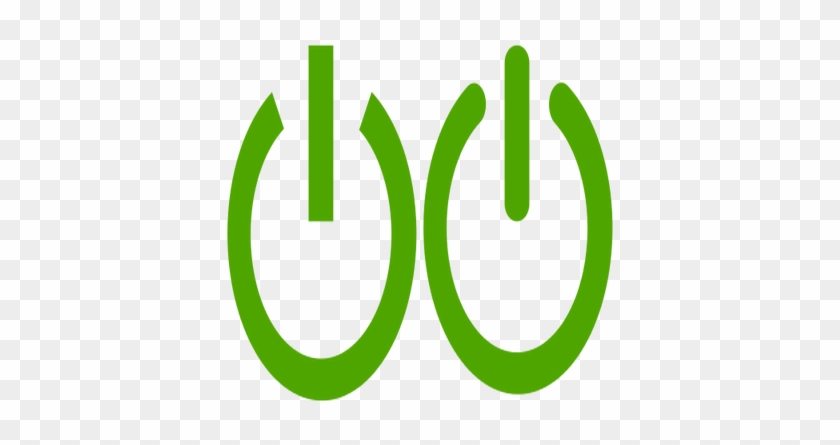 Green Power Icon Png #1472108