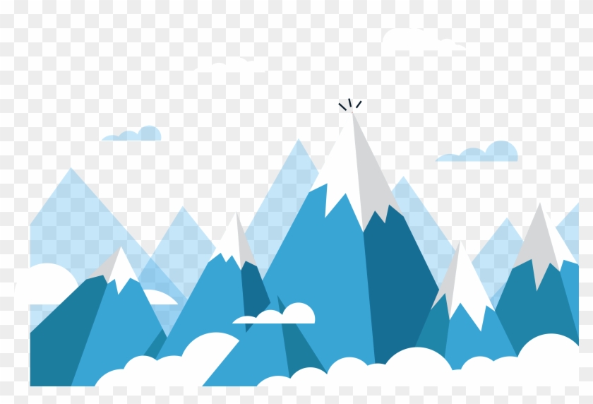 Mount Everest Euclidean Mountain - Snow Mountain Vector Png #1472162