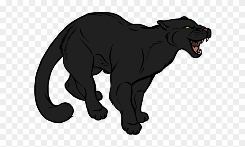 Panther Clipart Full Body - Painting #1472201