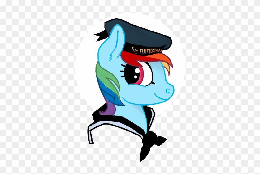 Spectralunicorn, Bust, Hat, Implied Flutterdash, Looking - Illustration #1472296