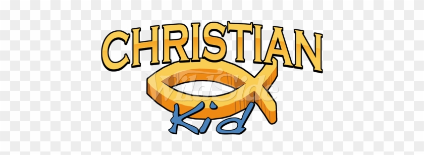 Christian Kid Ichthus Fish - Christianity #1472357