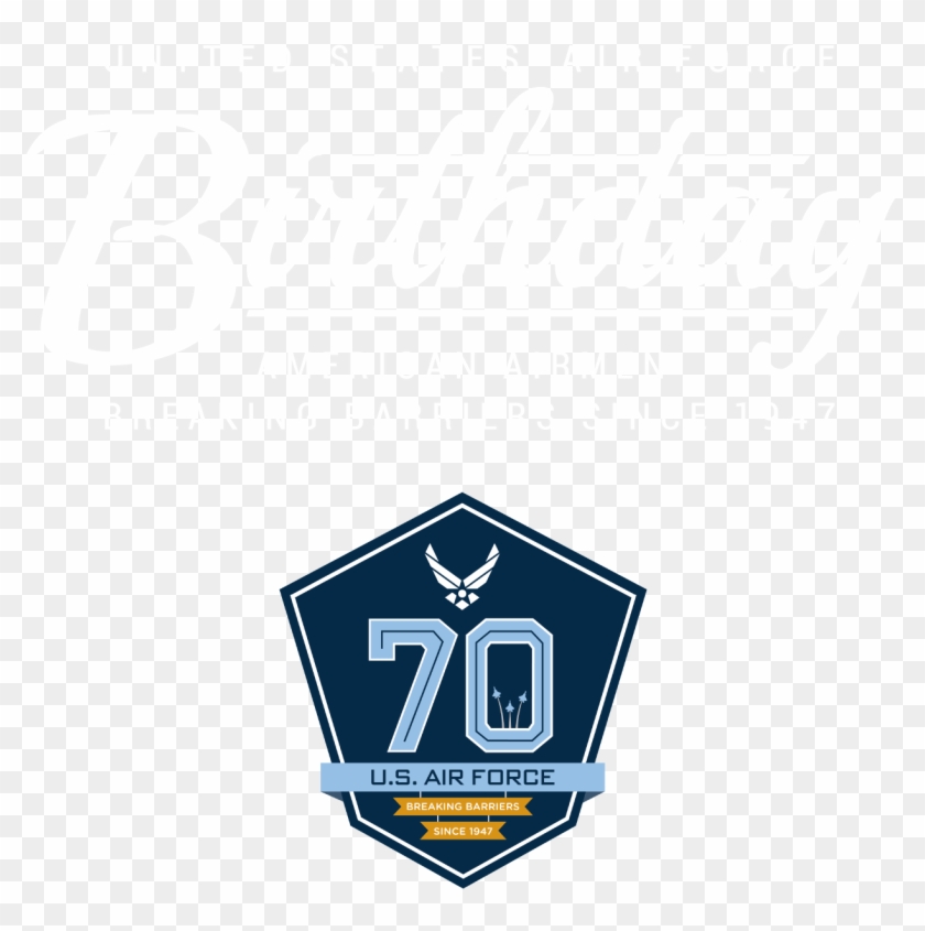 Banner Royalty Free Download Anniversary Vector 70th - Air Force Birthday 2017 #1472432