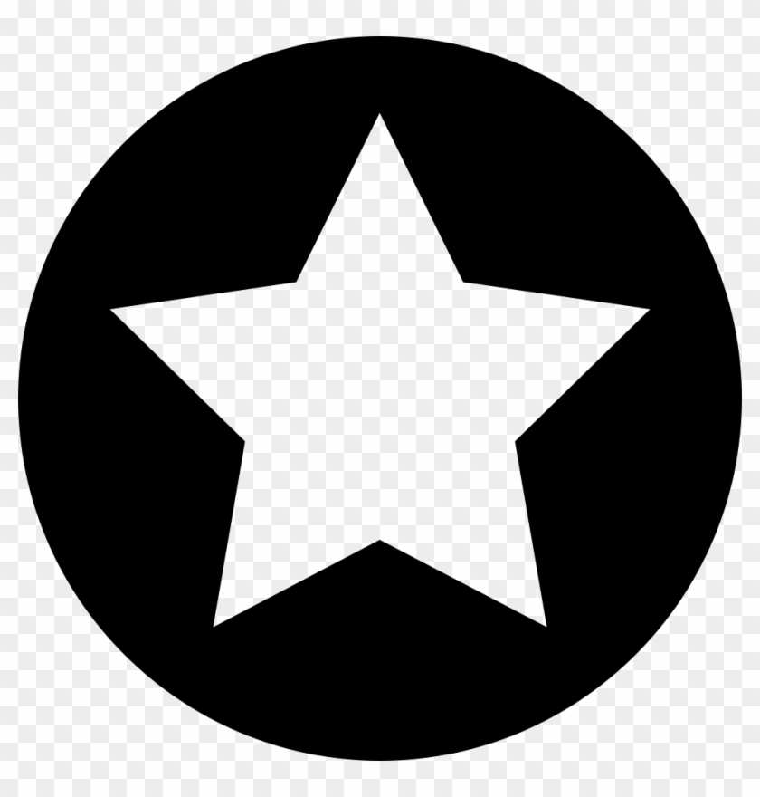 Circle Star Svg Png Icon Free Download - Star Icon Black And White.