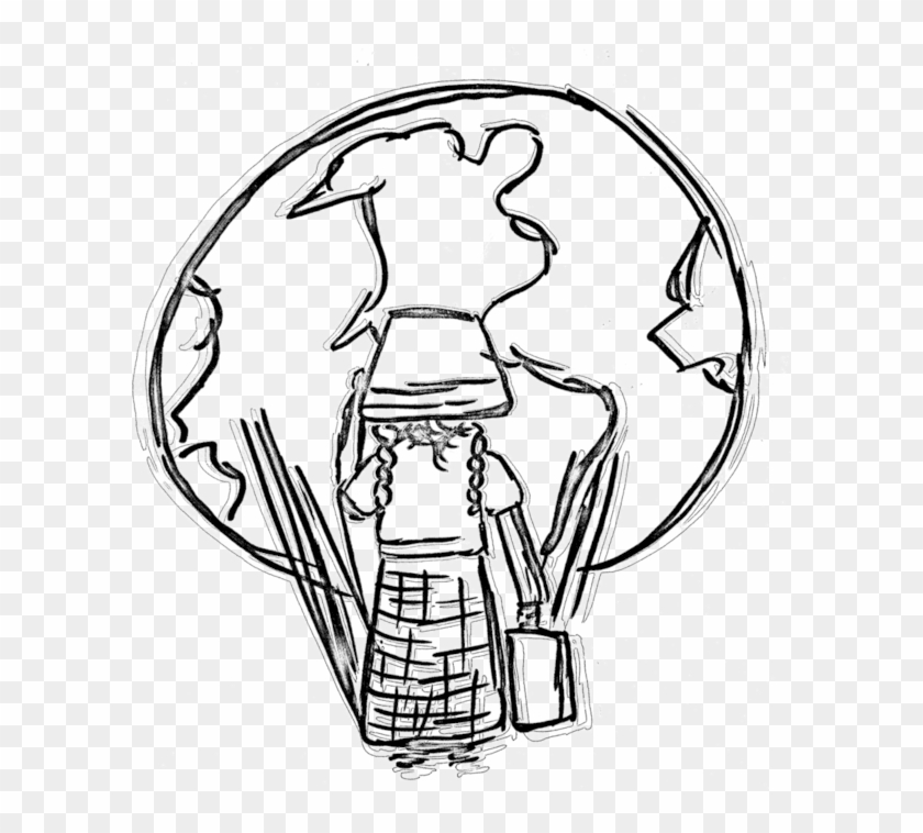 Migration Drawing Sketch - Lack Of Education Drawing - Full Size PNG ...