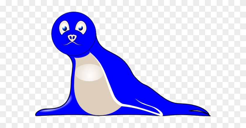 Cartoon Seal Blue #1472698