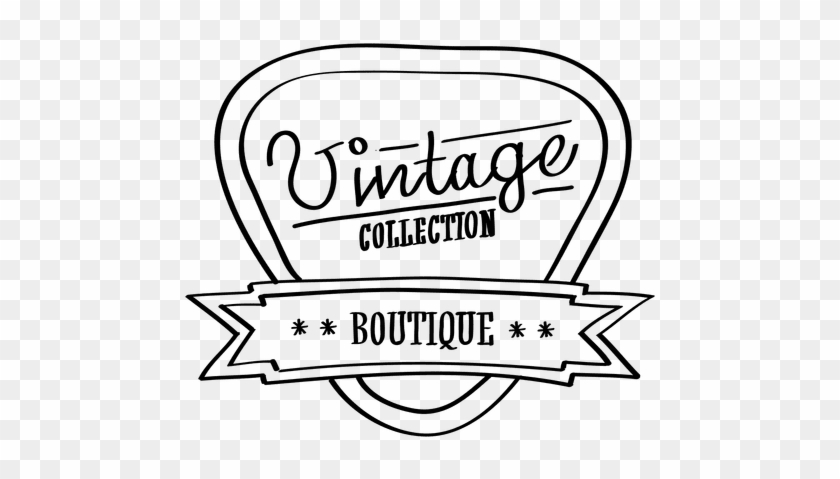 Clip Art Freeuse Stock Boutique Collection Transparent - Boutique Vintage Logo Png #1472711