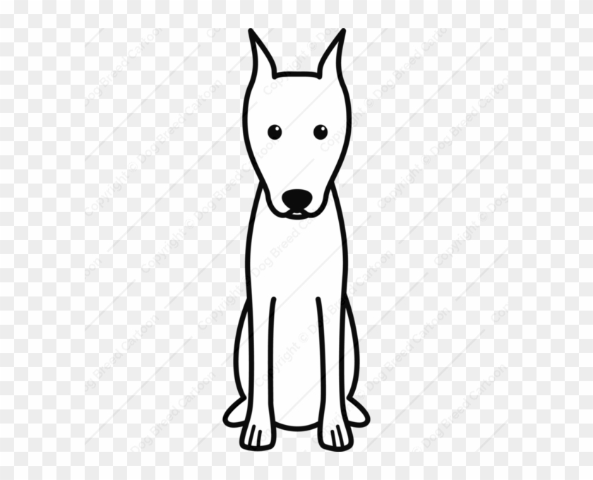 Miniature Pinscher Clipart Black And White - Perro Fox Terrier Dibujo #1472962