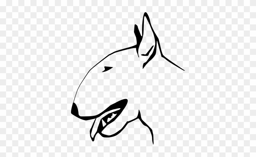 Bull Terrier Wall Decal - Dibujos De Bull Terrier Ingles #1472988