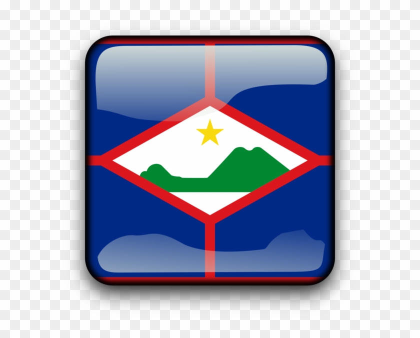 Flag Of Sint Eustatius Bonaire Sint Maarten Aruba - Vlag Van Sint Eustatius #1473001