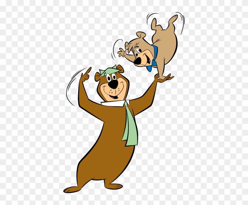 A Father & Child Football Game, An Arrowhead Demonstration - Yogi Bear And Boo Boo #1473077