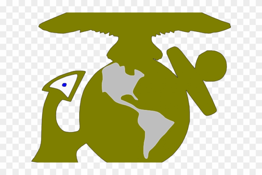 Logo Clipart Usmc - Eagle Globe And Anchor Png #1473084