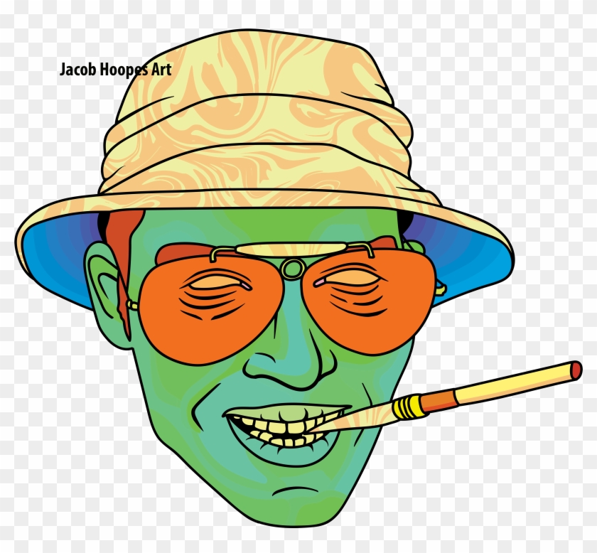 Raoul Duke - Fear And Loathing Png #1473339