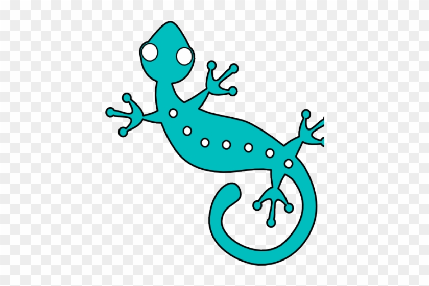 Leopard Gecko Clipart Australia - Clipart Blue Lizard #1473360