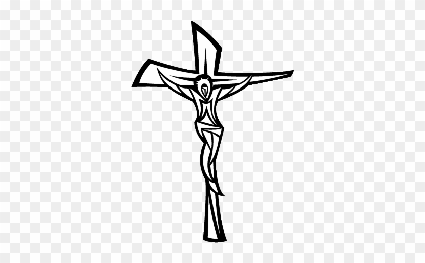 Catholic Cross Png - Wall Cross Modern Metal Wall Sign Religious Home Decor #1473467