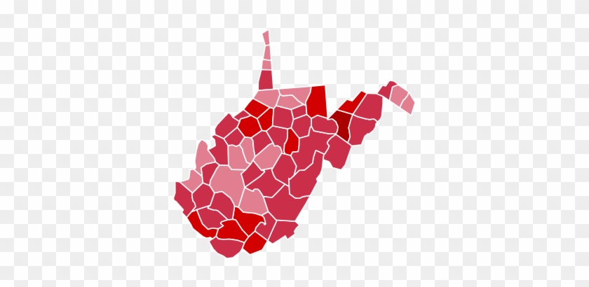 2012 United States Presidential Election In West Virginia - West Virginia 2016 Election Map #1473511